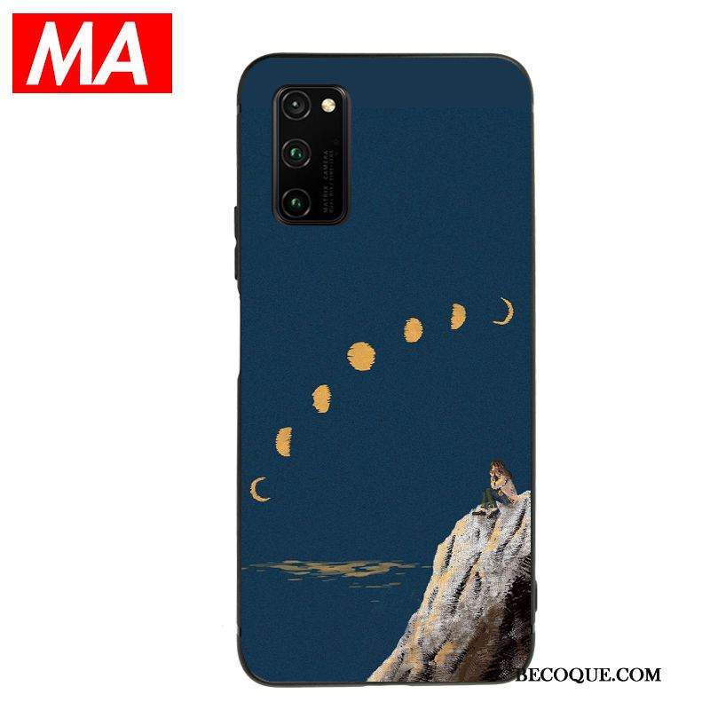 Kuori Honor View30 Pro Luova Puhelimen Kuoret Öljyvärimaalaus, Kotelo Honor View30 Pro Pehmeä Neste Yksinkertainen Net Red