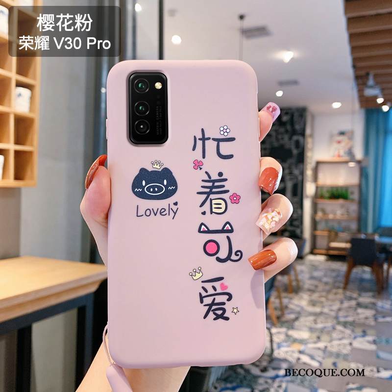 Kuori Honor View30 Pro Sarjakuva Net Red Jauhe, Kotelo Honor View30 Pro Laukut Puhelimen Kuoret Ihana