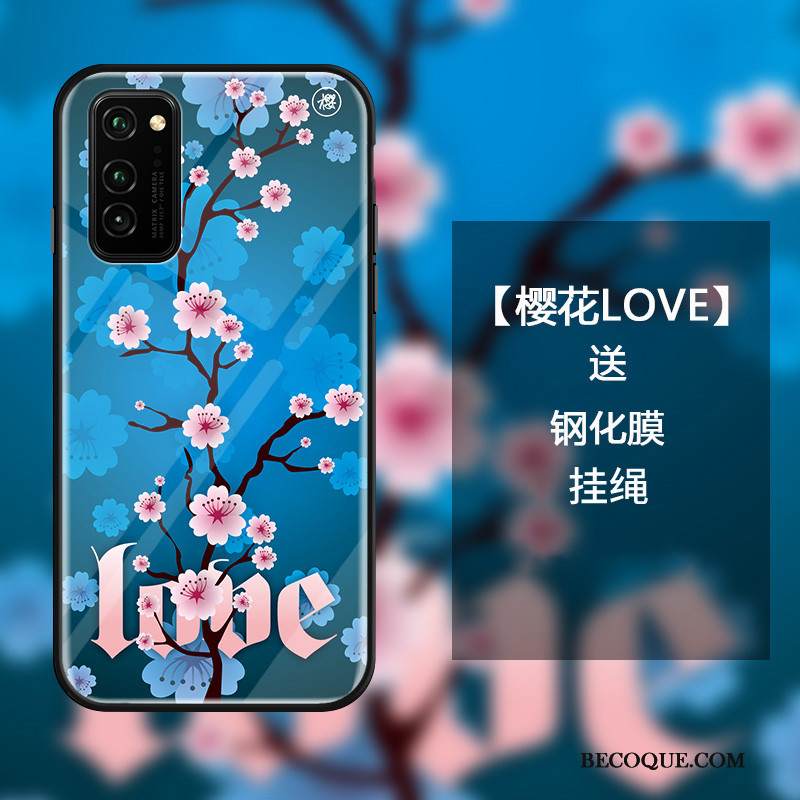 Kuori Honor View30 Pro Suojaus Kustannukset Lasi, Kotelo Honor View30 Pro Murtumaton Sininen