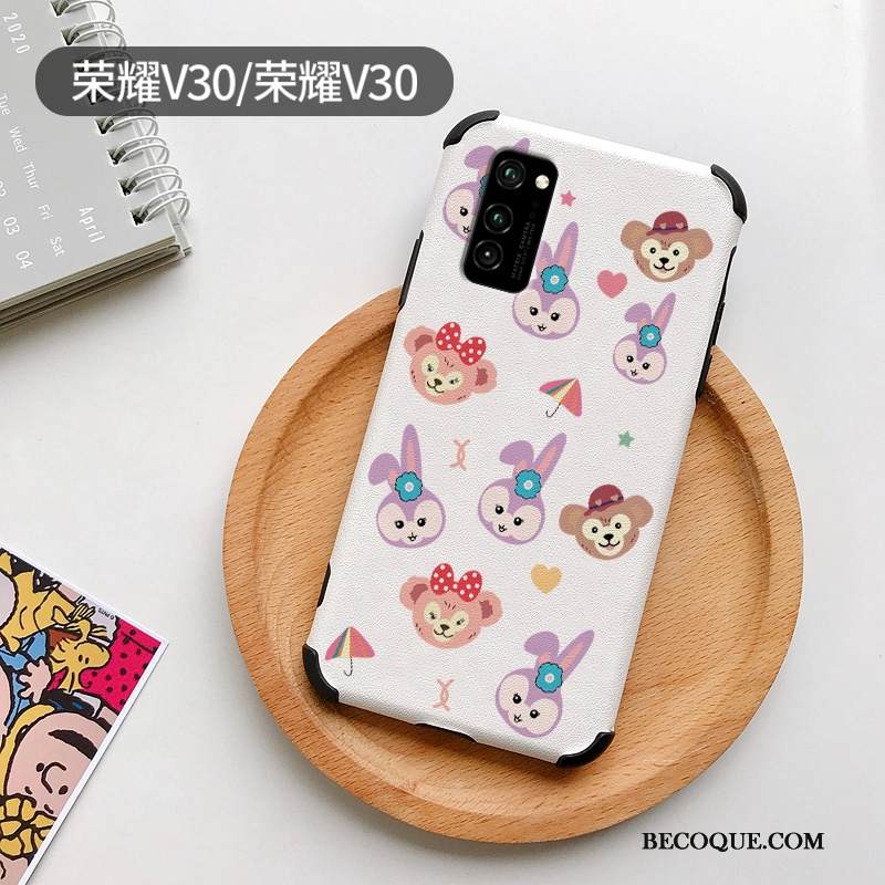 Kuori Honor View30 Tila Rakastunut Net Red, Kotelo Honor View30 Luova Murtumaton Puhelimen Kuoret