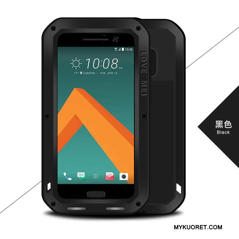 Kuori Htc 10 Laukut Takakansi Punainen, Kotelo Htc 10 Metalli Puhelimen Kuoret Murtumaton