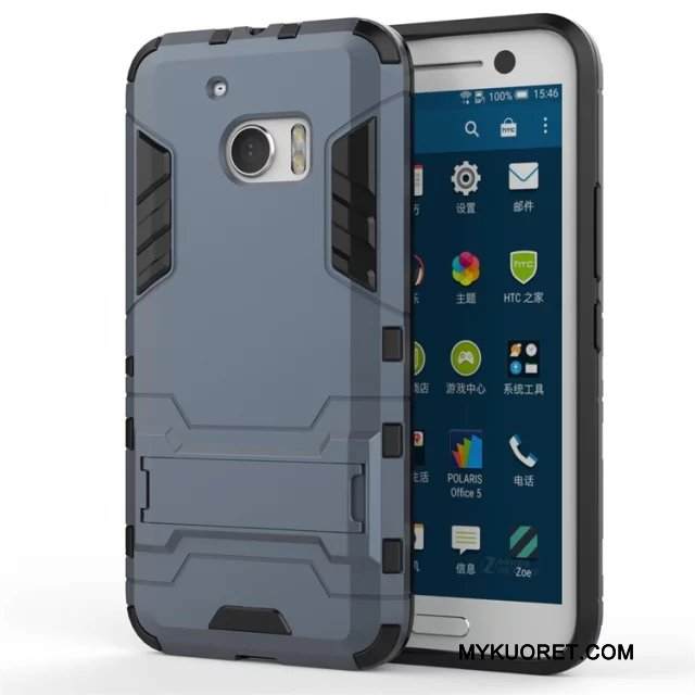 Kuori Htc 10 Tuki Puhelimen Kuoret Murtumaton, Kotelo Htc 10 Suojaus Valkoinen Hopea