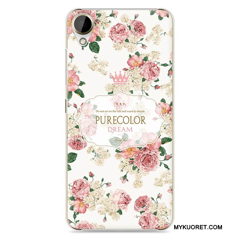 Kuori Htc Desire 10 Lifestyle Maalaus Kova Puhelimen Kuoret, Kotelo Htc Desire 10 Lifestyle Suojaus Valkoinen