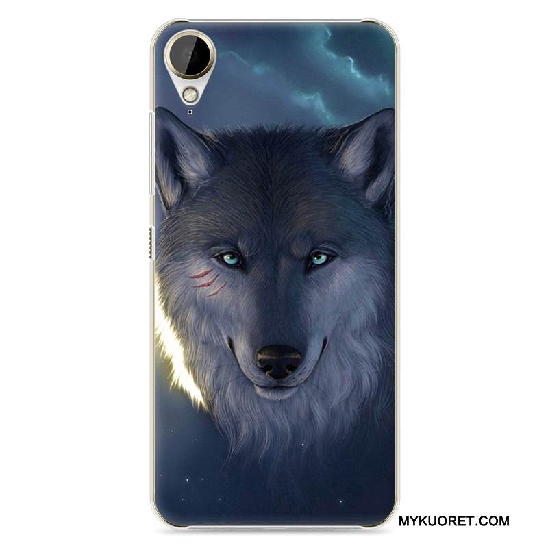 Kuori Htc Desire 10 Lifestyle Maalaus Kova Sininen, Kotelo Htc Desire 10 Lifestyle Suojaus Puhelimen Kuoret