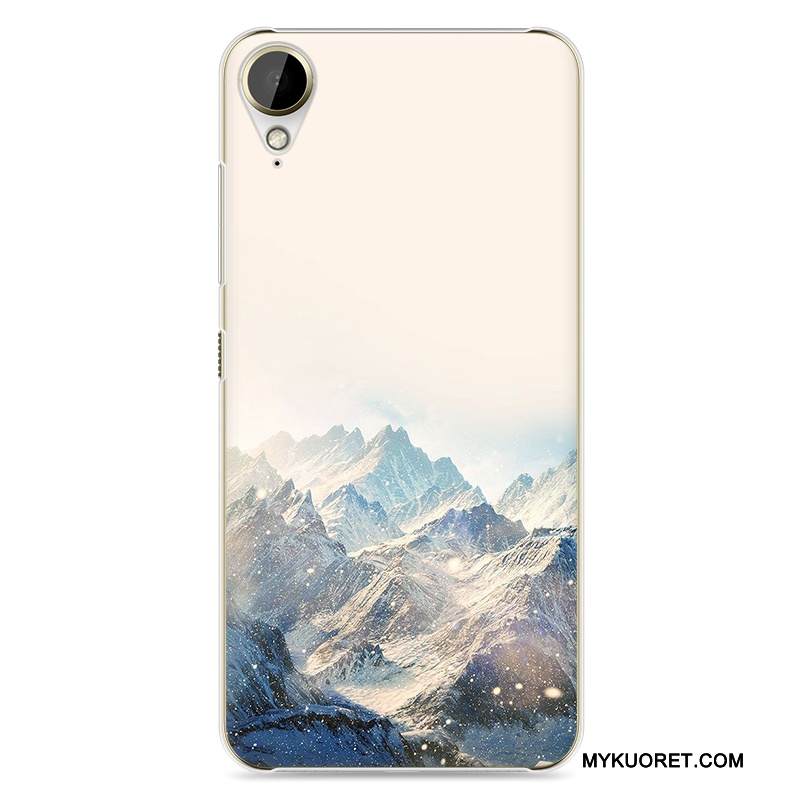 Kuori Htc Desire 10 Lifestyle Maalaus Kova Sininen, Kotelo Htc Desire 10 Lifestyle Suojaus Puhelimen Kuoret