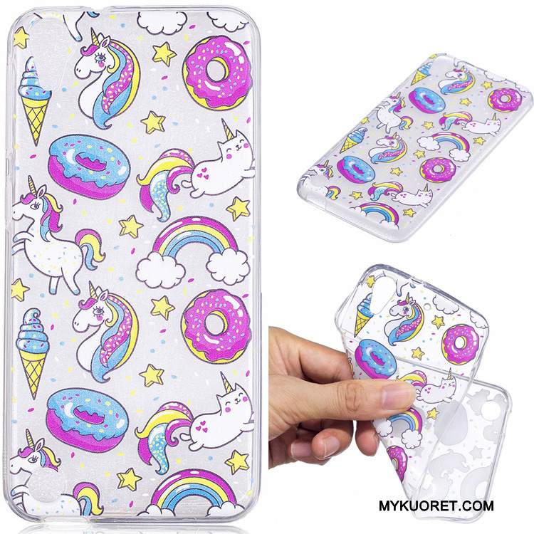 Kuori Htc Desire 530 Silikoni Vihreä Puhelimen Kuoret, Kotelo Htc Desire 530 Sarjakuva Ripustettavat Koristeet