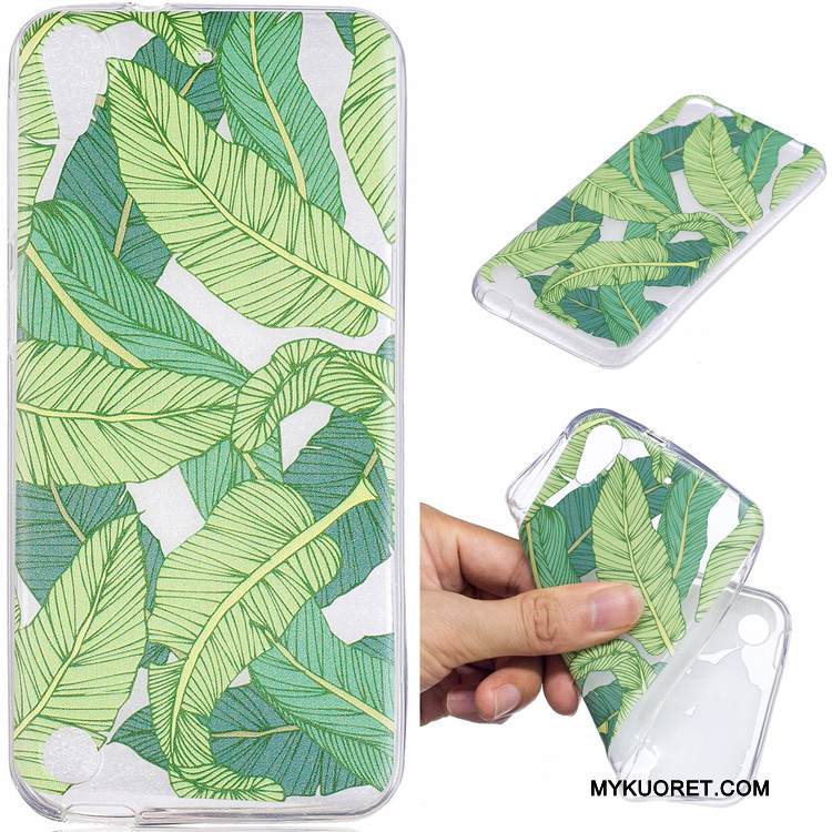 Kuori Htc Desire 530 Silikoni Vihreä Puhelimen Kuoret, Kotelo Htc Desire 530 Sarjakuva Ripustettavat Koristeet