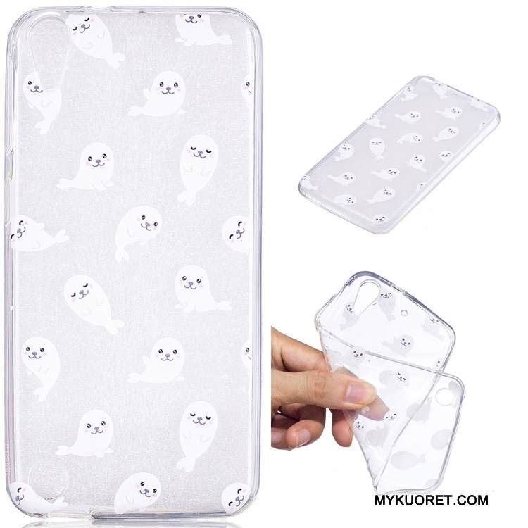 Kuori Htc Desire 530 Silikoni Vihreä Puhelimen Kuoret, Kotelo Htc Desire 530 Sarjakuva Ripustettavat Koristeet