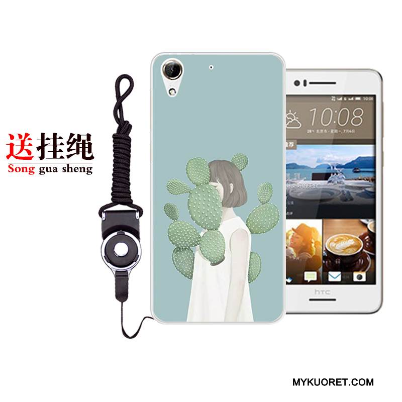 Kuori Htc Desire 728 Laukut Taide Puhelimen Kuoret, Kotelo Htc Desire 728 Pehmeä Neste Murtumaton Valkoinen