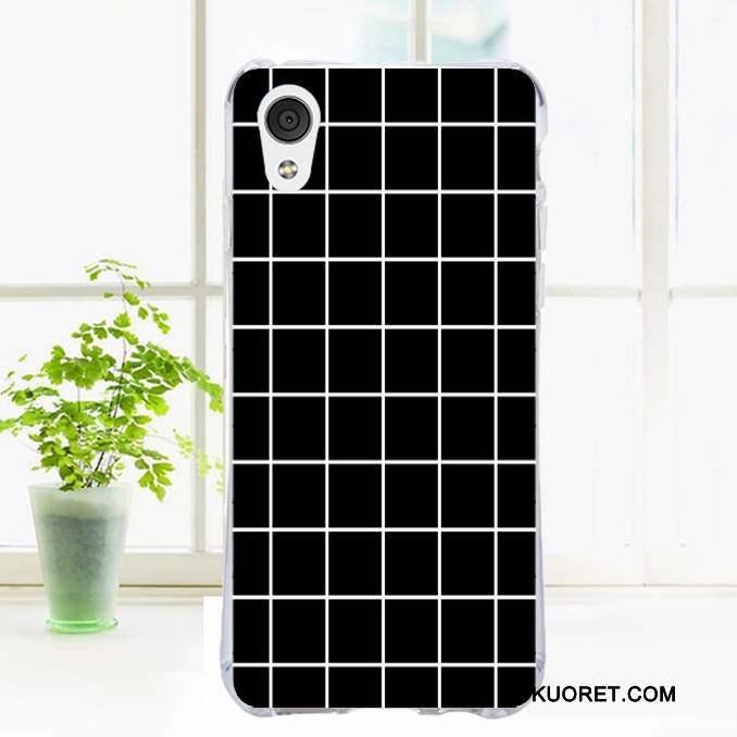 Kuori Htc Desire 728 Maalaus Murtumaton Valkoinen, Kotelo Htc Desire 728 Kukka- Tuuli Puhelimen Kuoret