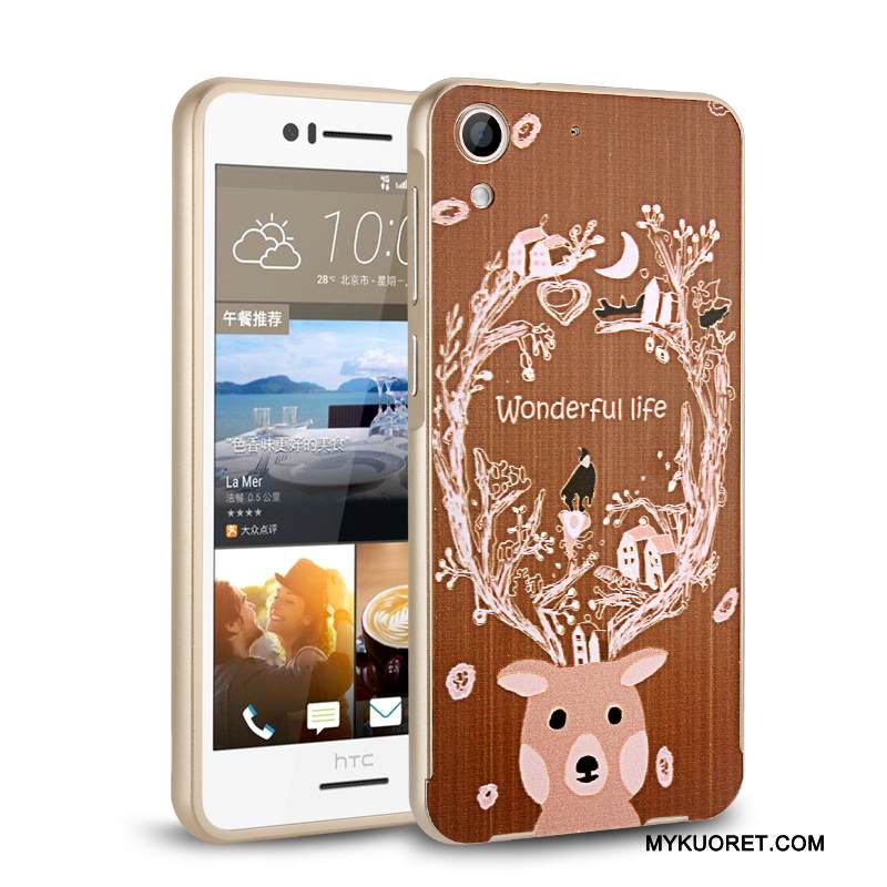 Kuori Htc Desire 728 Metalli Korkea Ohut, Kotelo Htc Desire 728 Suojaus Trendi Kehys