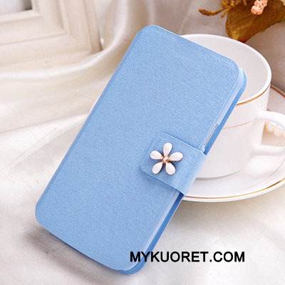 Kuori Htc Desire 728 Nahka Musta Niitti, Kotelo Htc Desire 728 Suojaus Puhelimen Kuoret