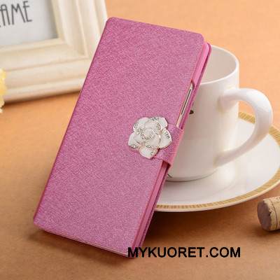 Kuori Htc Desire 728 Nahka Musta Niitti, Kotelo Htc Desire 728 Suojaus Puhelimen Kuoret