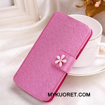 Kuori Htc Desire 728 Nahka Musta Niitti, Kotelo Htc Desire 728 Suojaus Puhelimen Kuoret