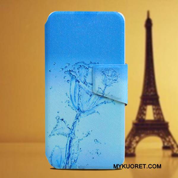 Kuori Htc Desire 728 Nahka Puhelimen Kuoret Niitti, Kotelo Htc Desire 728 Suojaus Punainen