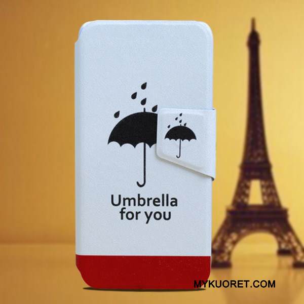 Kuori Htc Desire 728 Nahka Puhelimen Kuoret Niitti, Kotelo Htc Desire 728 Suojaus Punainen