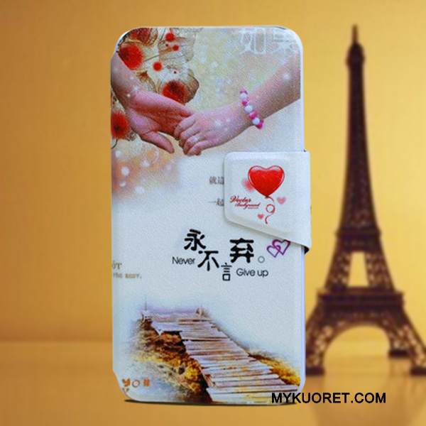 Kuori Htc Desire 728 Nahka Puhelimen Kuoret Niitti, Kotelo Htc Desire 728 Suojaus Punainen