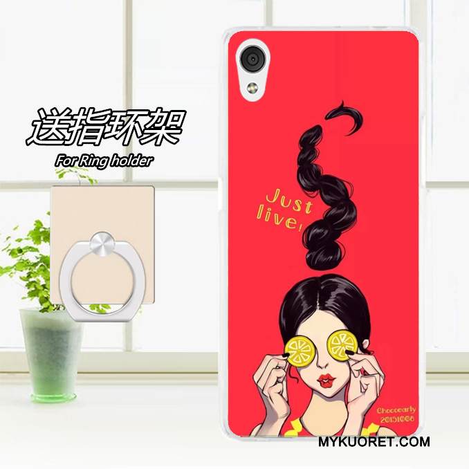 Kuori Htc Desire 728 Pehmeä Neste Punainen Puhelimen Kuoret, Kotelo Htc Desire 728 Suojaus