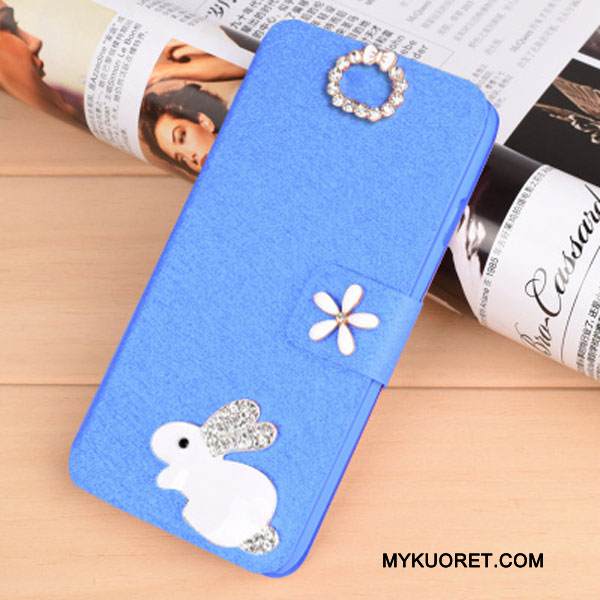 Kuori Htc Desire 728 Salkku Sininen Puhelimen Kuoret, Kotelo Htc Desire 728 Nahka