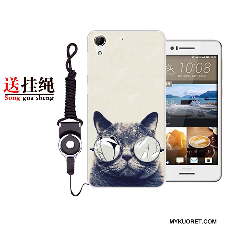 Kuori Htc Desire 728 Sarjakuva Persoonallisuus Murtumaton, Kotelo Htc Desire 728 Pehmeä Neste Vihreä Trendi