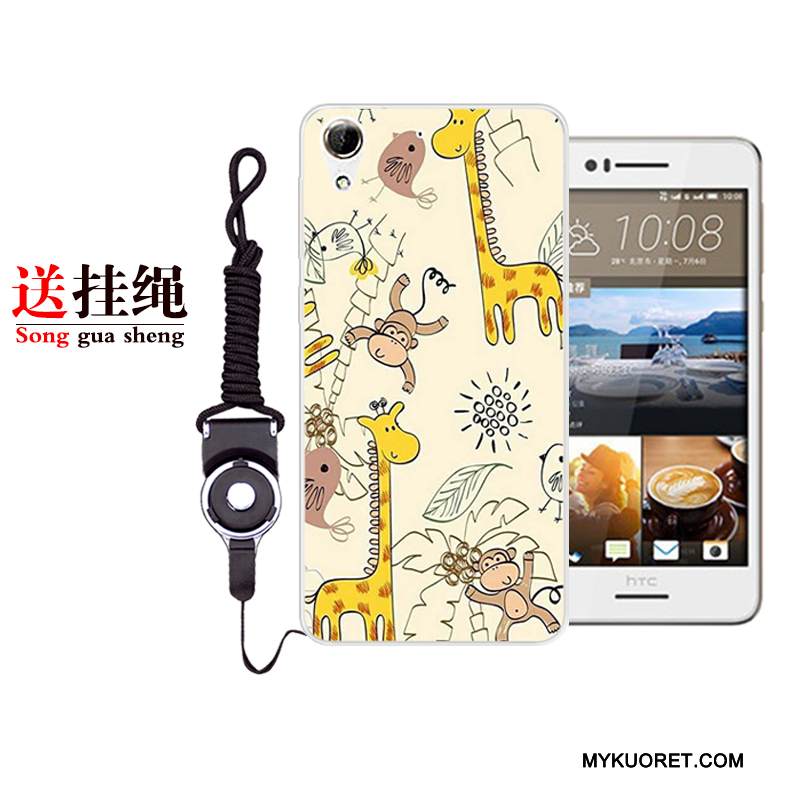 Kuori Htc Desire 728 Sarjakuva Persoonallisuus Murtumaton, Kotelo Htc Desire 728 Pehmeä Neste Vihreä Trendi