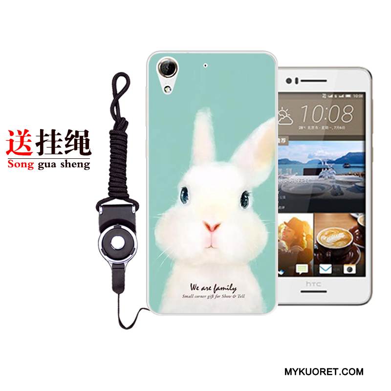 Kuori Htc Desire 728 Sarjakuva Persoonallisuus Murtumaton, Kotelo Htc Desire 728 Pehmeä Neste Vihreä Trendi