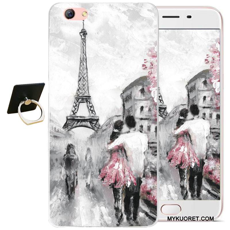 Kuori Htc Desire 728 Sarjakuva Puhelimen Kuoret Valkoinen, Kotelo Htc Desire 728 Pehmeä Neste