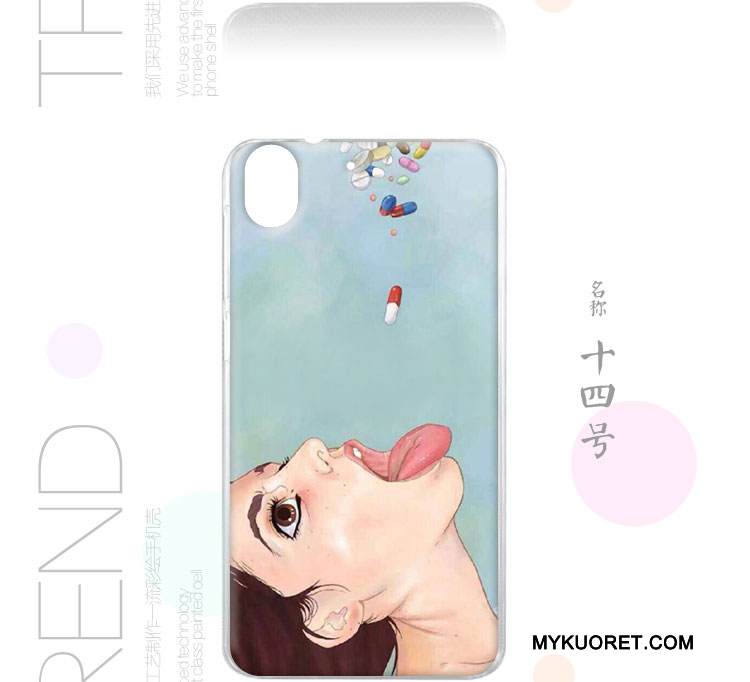 Kuori Htc Desire 728 Suojaus Sininen Trendi, Kotelo Htc Desire 728 Laukut Puhelimen Kuoret Murtumaton