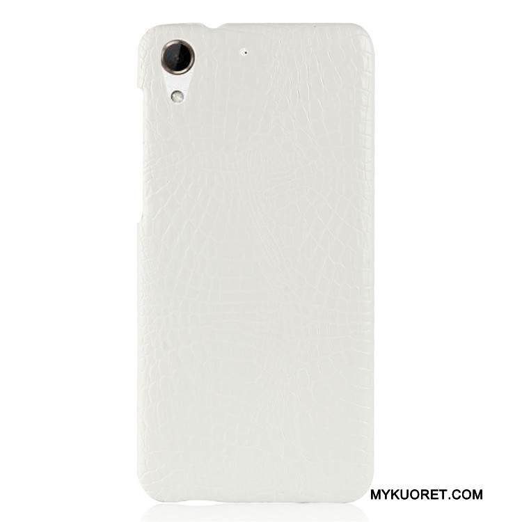 Kuori Htc Desire 728 Vuosikerta Kova Sininen, Kotelo Htc Desire 728 Suojaus Krokotiili Puhelimen Kuoret