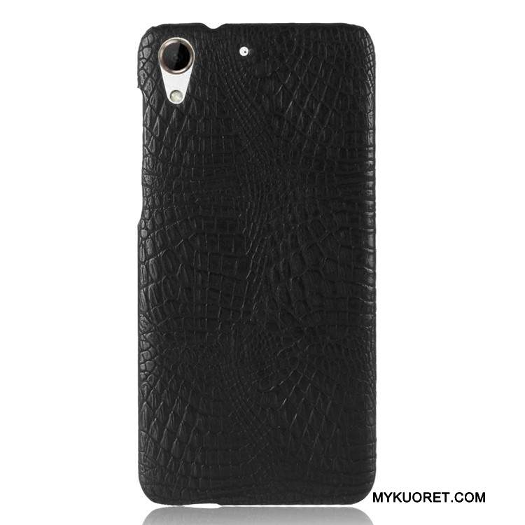 Kuori Htc Desire 728 Vuosikerta Kova Sininen, Kotelo Htc Desire 728 Suojaus Krokotiili Puhelimen Kuoret