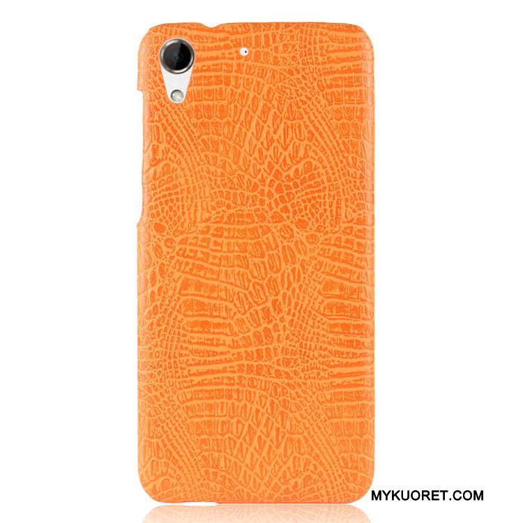 Kuori Htc Desire 728 Vuosikerta Kova Sininen, Kotelo Htc Desire 728 Suojaus Krokotiili Puhelimen Kuoret
