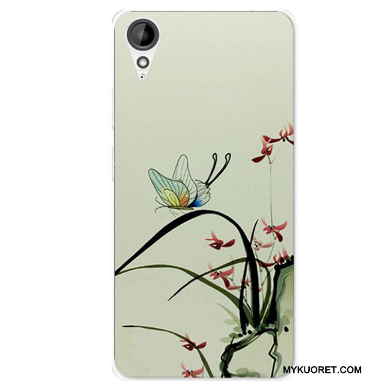 Kuori Htc Desire 825 Laukut Puhelimen Kuoret Valkoinen, Kotelo Htc Desire 825 Pehmeä Neste Murtumaton