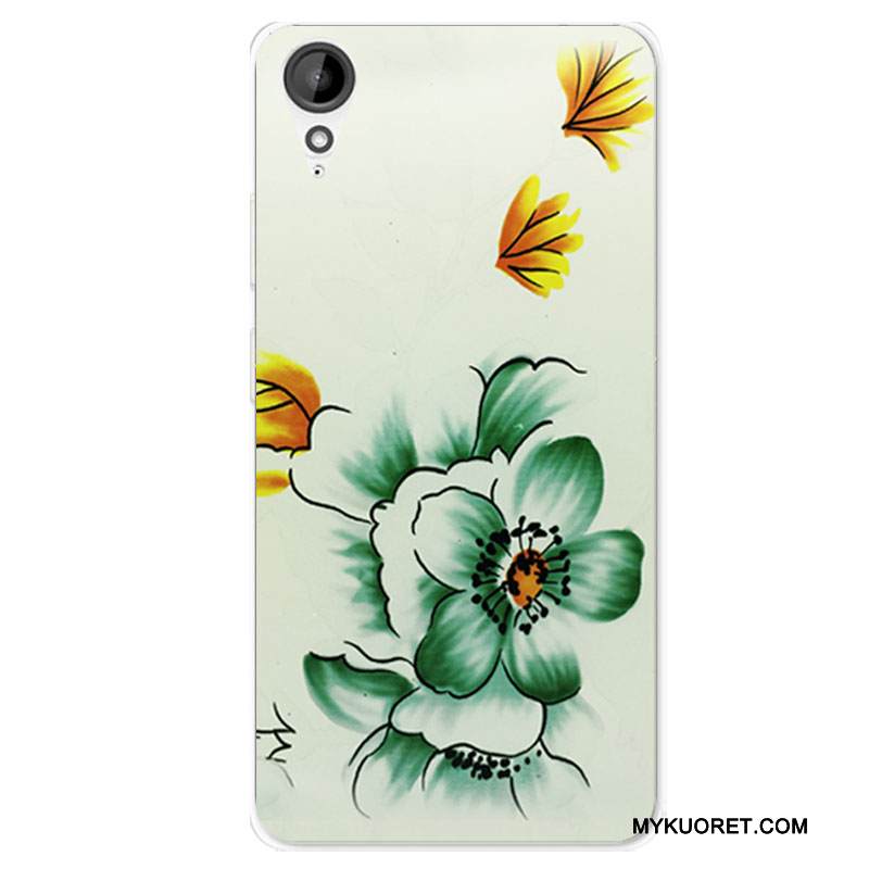 Kuori Htc Desire 825 Laukut Puhelimen Kuoret Valkoinen, Kotelo Htc Desire 825 Pehmeä Neste Murtumaton