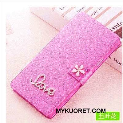 Kuori Htc Desire 825 Nahka Punainen Puhelimen Kuoret, Kotelo Htc Desire 825 Suojaus