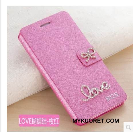 Kuori Htc Desire 825 Nahka Punainen Puhelimen Kuoret, Kotelo Htc Desire 825 Suojaus