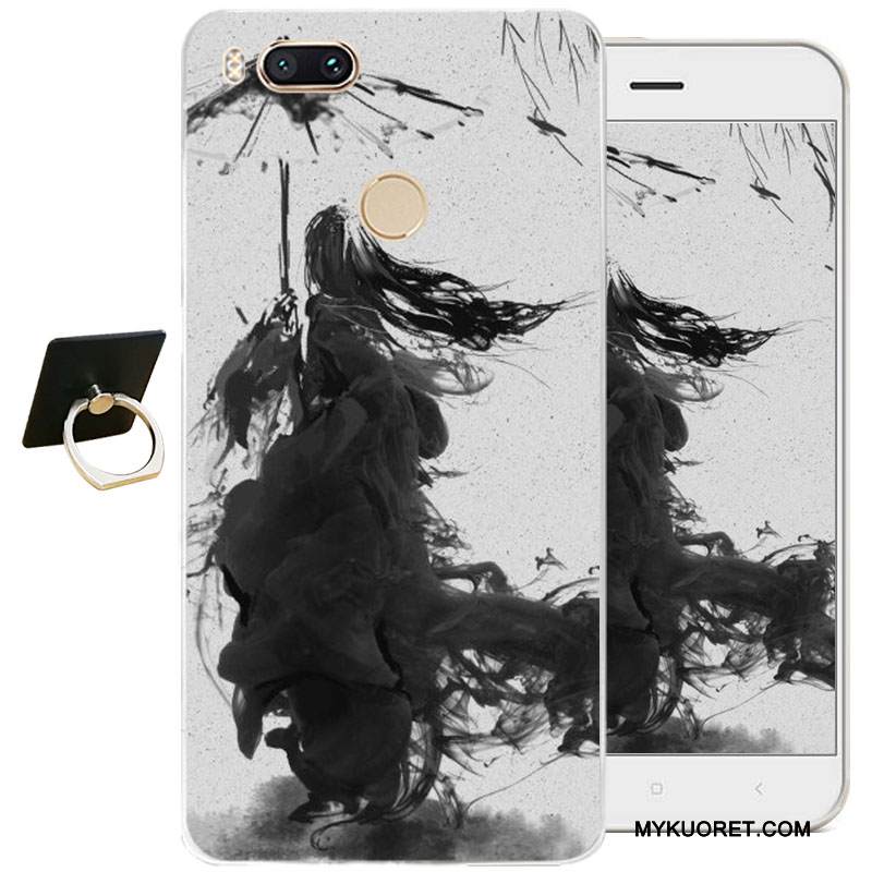 Kuori Htc Desire 825 Pehmeä Neste Kiinalainen Tyyli Puhelimen Kuoret, Kotelo Htc Desire 825 Kohokuviointi Valkoinen Läpinäkyvä