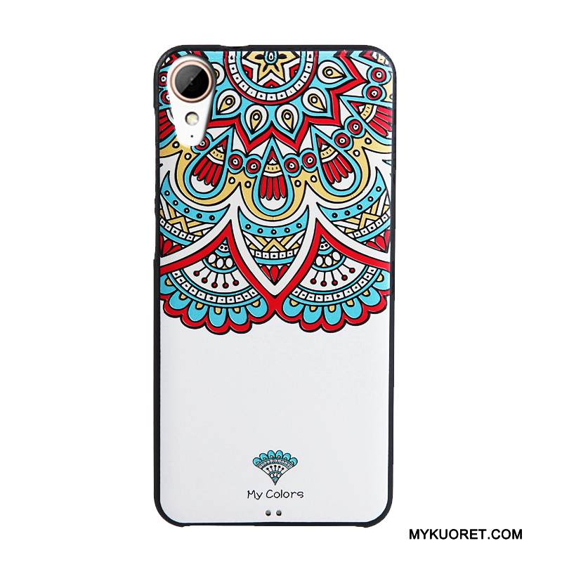 Kuori Htc Desire 825 Sarjakuva Kalvo Puhelimen Kuoret, Kotelo Htc Desire 825 Kohokuviointi Karkaisu