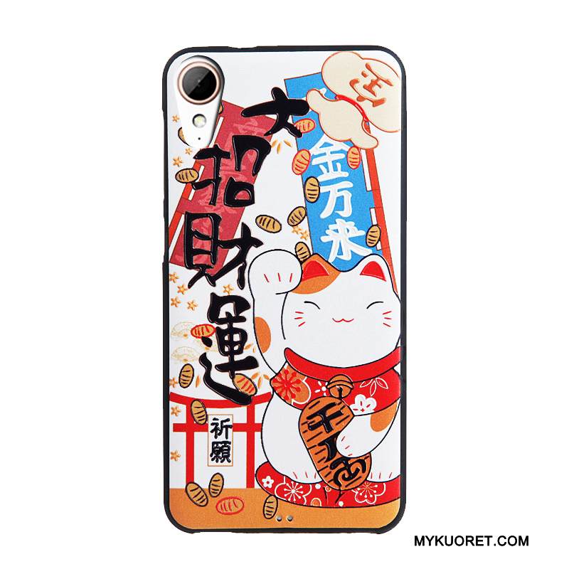 Kuori Htc Desire 825 Sarjakuva Kalvo Puhelimen Kuoret, Kotelo Htc Desire 825 Kohokuviointi Karkaisu