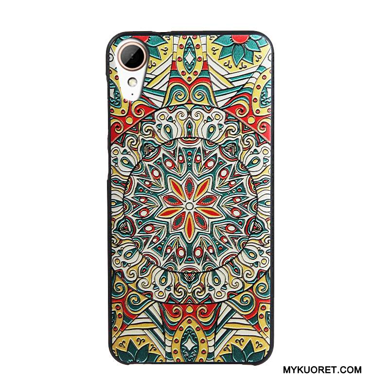 Kuori Htc Desire 825 Sarjakuva Kalvo Puhelimen Kuoret, Kotelo Htc Desire 825 Kohokuviointi Karkaisu