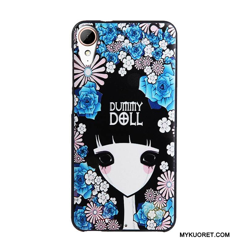 Kuori Htc Desire 825 Sarjakuva Kalvo Puhelimen Kuoret, Kotelo Htc Desire 825 Kohokuviointi Karkaisu