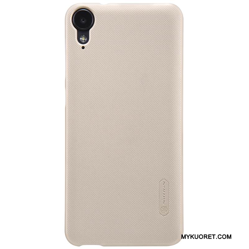 Kuori Htc Desire 825 Suojaus Murtumaton Pesty Suede, Kotelo Htc Desire 825 Punainen Kulta