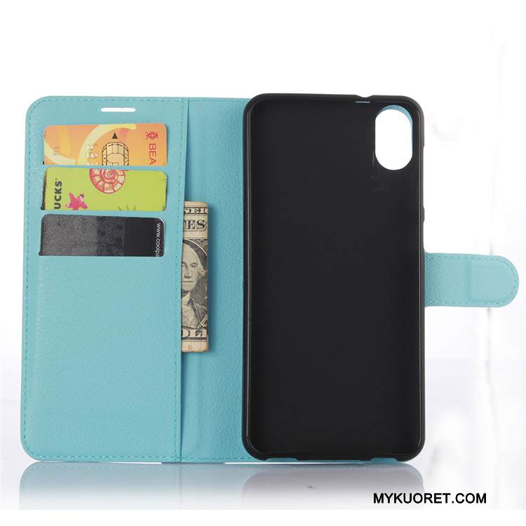 Kuori Htc Desire 825 Tuki Sininen Puhelimen Kuoret, Kotelo Htc Desire 825 Suojaus