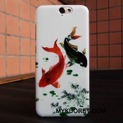 Kuori Htc One A9 Maalaus Puhelimen Kuoret Valkoinen, Kotelo Htc One A9 Suojaus Trendi