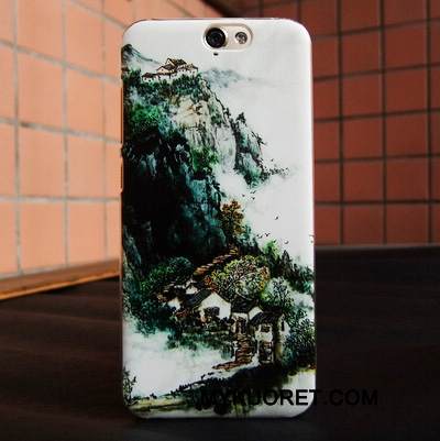 Kuori Htc One A9 Maalaus Puhelimen Kuoret Valkoinen, Kotelo Htc One A9 Suojaus Trendi