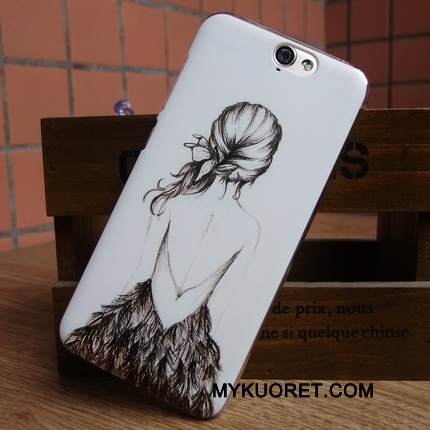 Kuori Htc One A9 Maalaus Puhelimen Kuoret Valkoinen, Kotelo Htc One A9 Suojaus Trendi