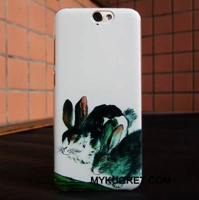 Kuori Htc One A9 Maalaus Puhelimen Kuoret Valkoinen, Kotelo Htc One A9 Suojaus Trendi