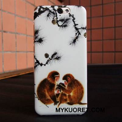 Kuori Htc One A9 Maalaus Puhelimen Kuoret Valkoinen, Kotelo Htc One A9 Suojaus Trendi