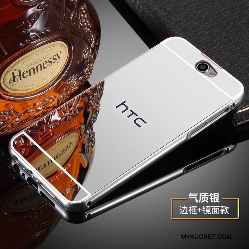 Kuori Htc One A9 Metalli Kehys Puhelimen Kuoret, Kotelo Htc One A9 Suojaus Jauhe Takakansi