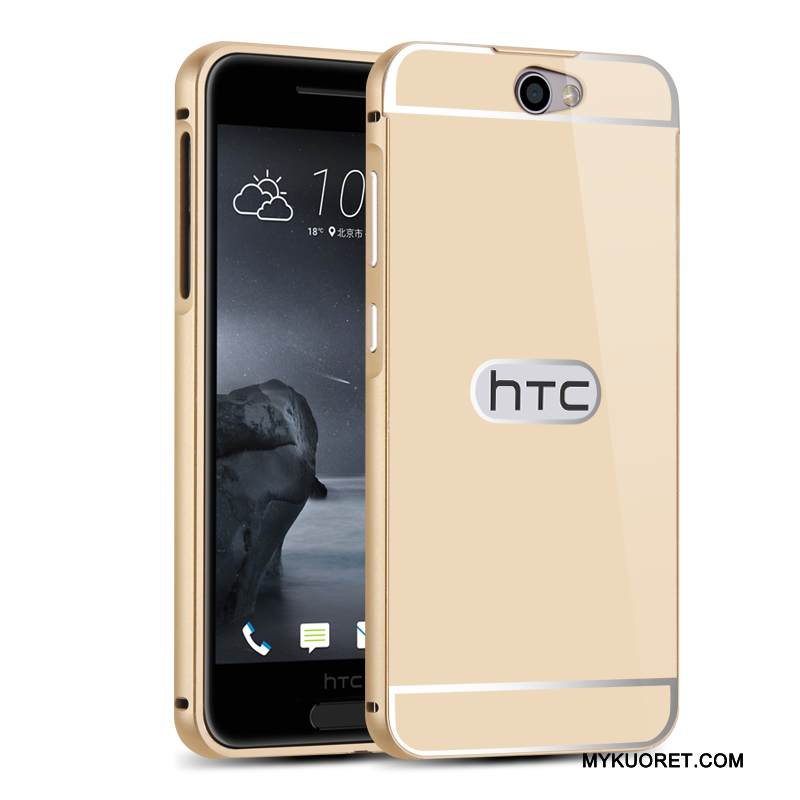Kuori Htc One A9 Metalli Kehys Puhelimen Kuoret, Kotelo Htc One A9 Suojaus Jauhe Takakansi