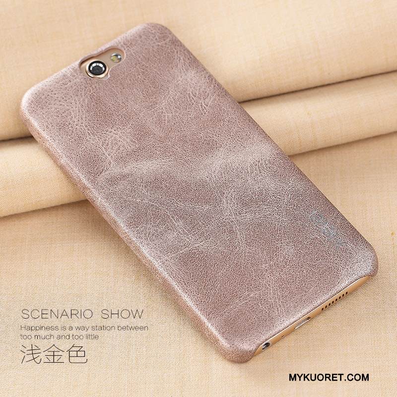 Kuori Htc One A9 Nahka Murtumaton Trendi, Kotelo Htc One A9 Suojaus Ohut Liiketoiminta